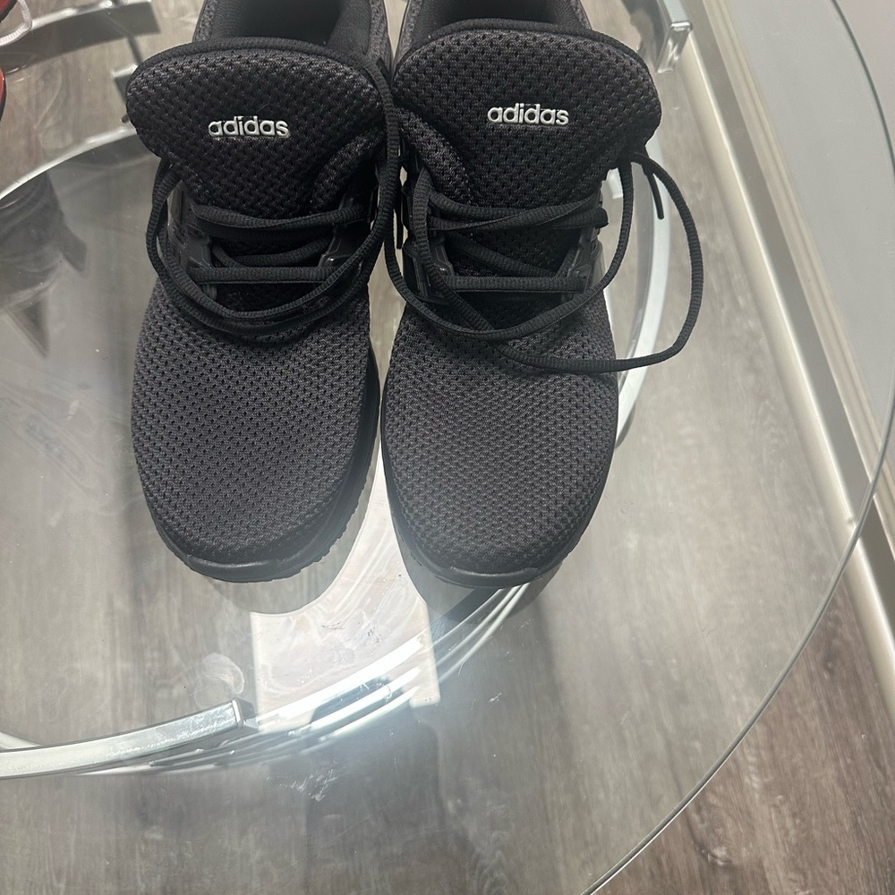 adidas All-Black Breathable Mesh Trainers